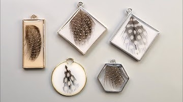 Casting Feathers in UV Resin without Bubbles - the most simple way!