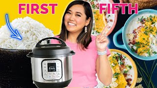 The FIRST 5 Instant Pot Recipes to make in ORDER *Beginner to EXPERT*