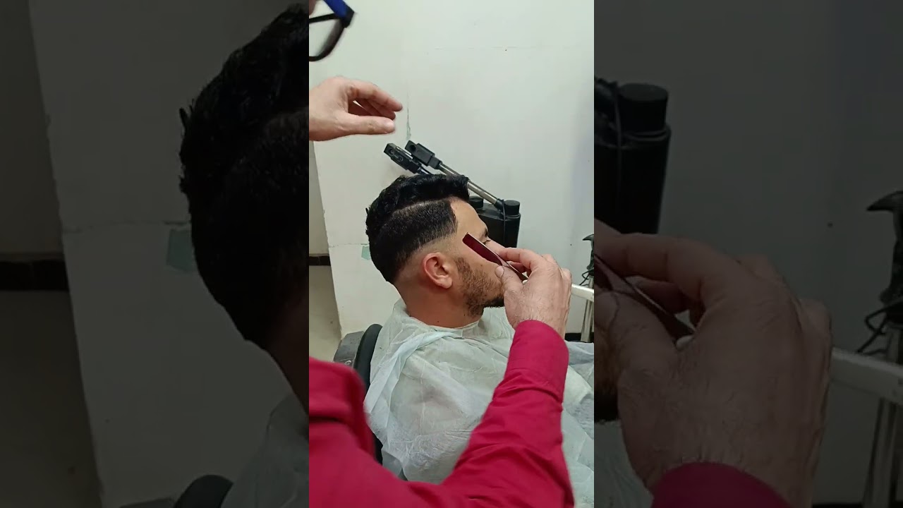 تدريب عملي للمبتدئين بالحلاقه بالماكينه 