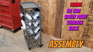 Yehine 50 Can Spray Paint Storage Rack - Assembly