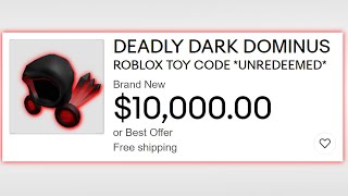 5 Most Expensive Roblox Toys That Sold Youtube - rare roblox toy codes