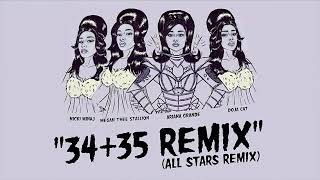 Ariana grande - 34+35 (The All Stars' (Remix)feat. Nicki minaj,Doja cat and Megan Thee Stallion