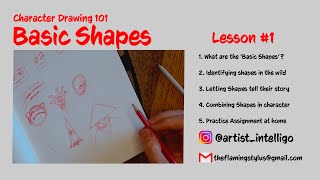 Character Drawing 101 | Basic Shapes [Lesson #1]