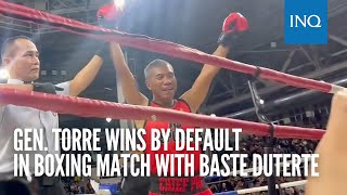 Download Lagu Gen. Torre wins by default in boxing match with Baste Duterte MP3 Download Lagu Gen. Torre wins by default in boxing match with Baste Duterte MP3