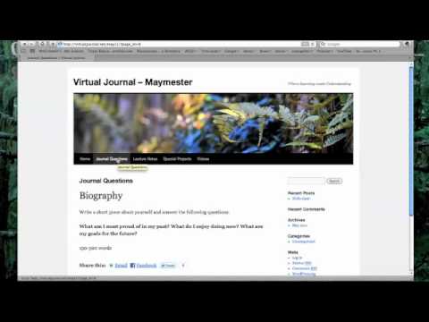 Virtual Journal Login