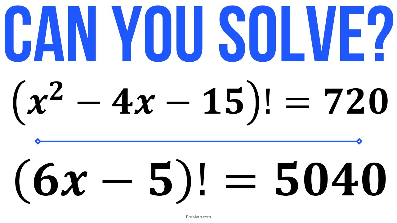 ⁣Can you Solve the Factorial Problems? | Quick & Easy Explanation