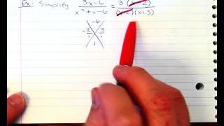 Simplifying Rational Expressions Ex2