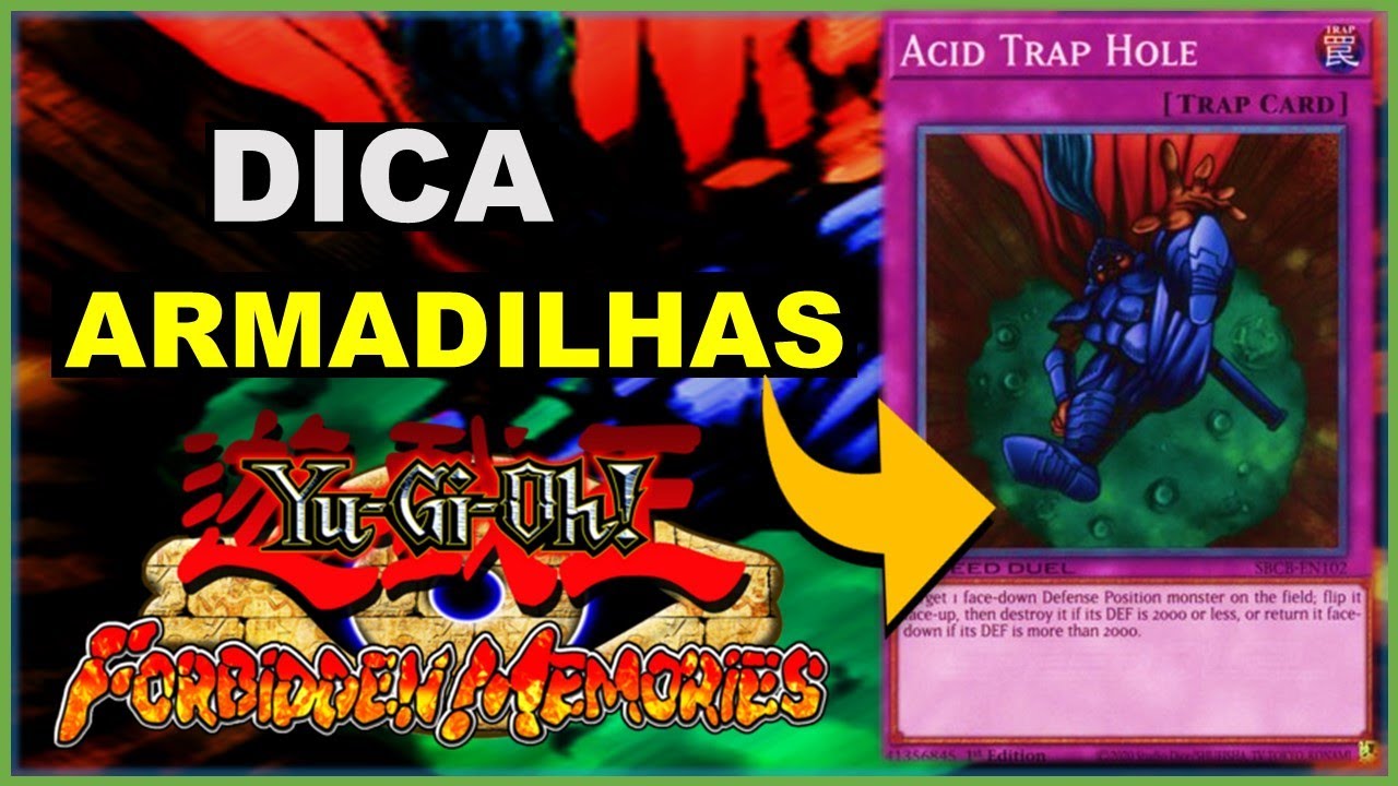 how to get trap cards in yugioh forbidden memories I tried turning Darknite (a.k.a Card Majin) the villian boss from "Yu-Gi-Oh! Memories" into a card! Any effect suggestions? : r/yugioh YU-GI-OH! FORBIDDEN MEMORIES SEMUA TRAP