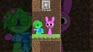 Goo goo Gaga vs Pinki in Kindness Challenge!  #sprunki  #shorts