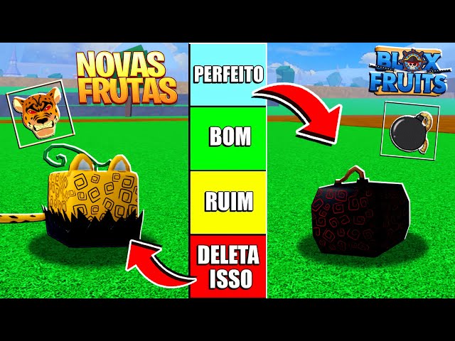 AS MELHORES E PIORES FRUTAS PRA PVP E FARM NO BLOX FRUITS !!! TIER LIST DE FRUTAS  BLOX FRUITS 