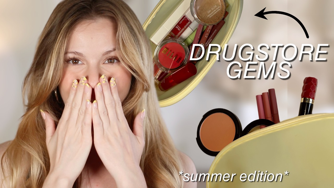 Drugstore makeup ONLY this summer☀️