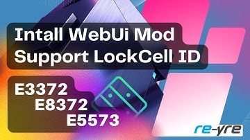 Install WebUi Mod Support LockCell ID Modem E3372, E5573 And E8372