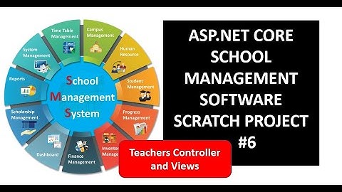 School Management System ASP.NET CORE Fully ERP Project | Scratch Real time | Day-6