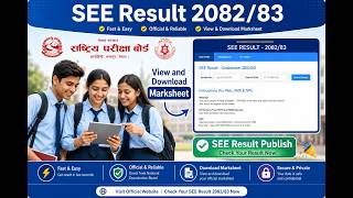 SEE Result 2082/83 Coming Soon..  – Result with Marksheet