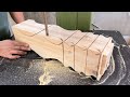 Skillful Techniques Of Woodworking Workers // Curved Wooden Furniture Art Inspired Art