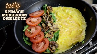 Spinach Mushroom Omelette