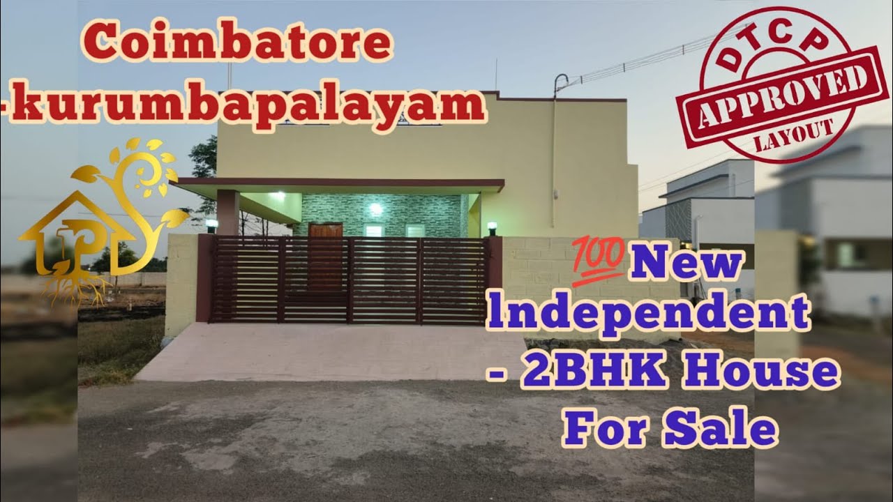 New Indipendent 2BHK House For Sale Coimbatore kalapatti Near