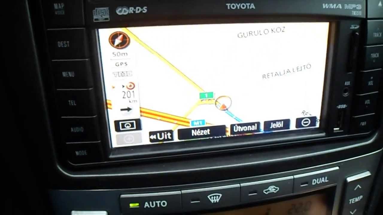 TNS510 Navigation System in Hungarian YouTube