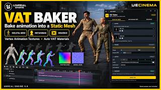 VAT Baker for Unreal Engine 5.8 | Bake Skeletal Mesh, MetaHuman & Sequencer to Vertex Animation