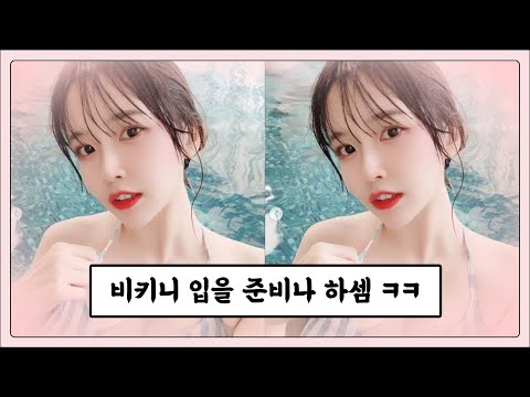 비키니를 입어달라구요..?