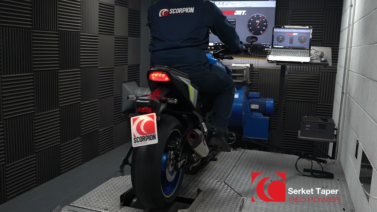 Suzuki GSX S 1000 Scorpion Exhaust Dyno - YouTube