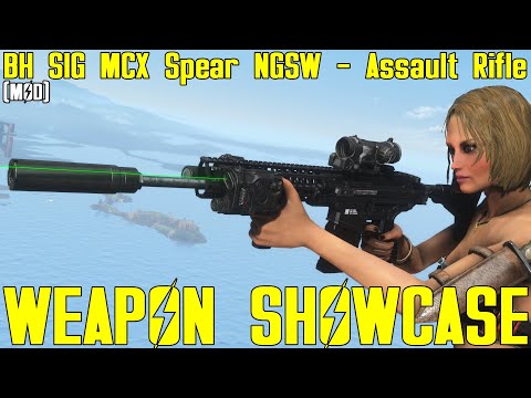 Fallout 4: BH SIG MCX Spear NGSW - Assault Rifle - Weapon Mod Showcase