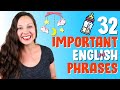 32 Important English Phrases: advanced vocabulary lesson
