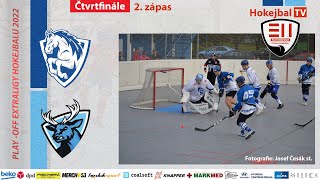 Highlights Play-off Extraligy Hokejbalu - HBC Pardubice vs. SK Hokejbal Letohrad | 24.4. 2022