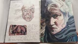 Year 10 GCSE Art A* Sketchbook