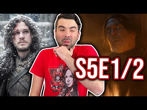 GAME OF THRONES SEASON 5 EPISODE 1 & 2 REACTION! The Wars To Come & The House of Black and White
