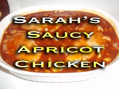 Sarah's Saucy Apricot Chicken in the Crock Pot! Tasty Tuesday #10