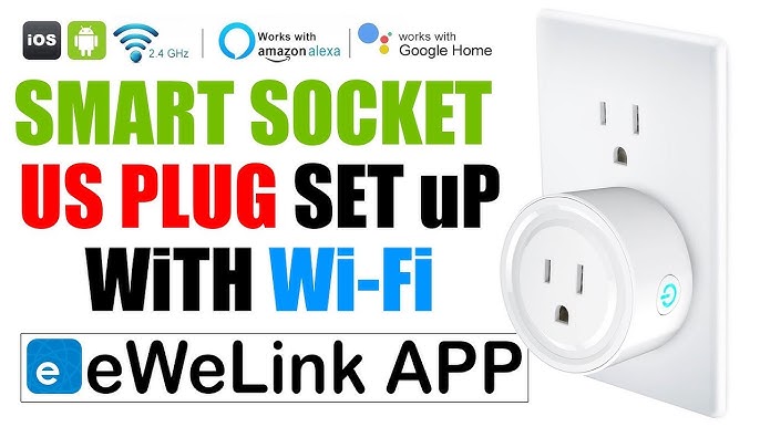 Smart Plug eLinkSmart Mini WiFi Outlet Compatible with Alexa, Google Home  Wireless Socket Remote Control Timer Plug Switch, No Hub Required