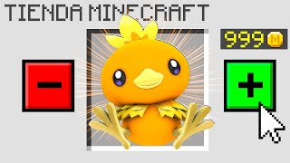 Paso Minecraft pero Puedo COMPRAR CUALQUIER ITEM de POKEMON💰🤑