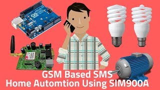 Arduino SIM900A GSM Home Automation