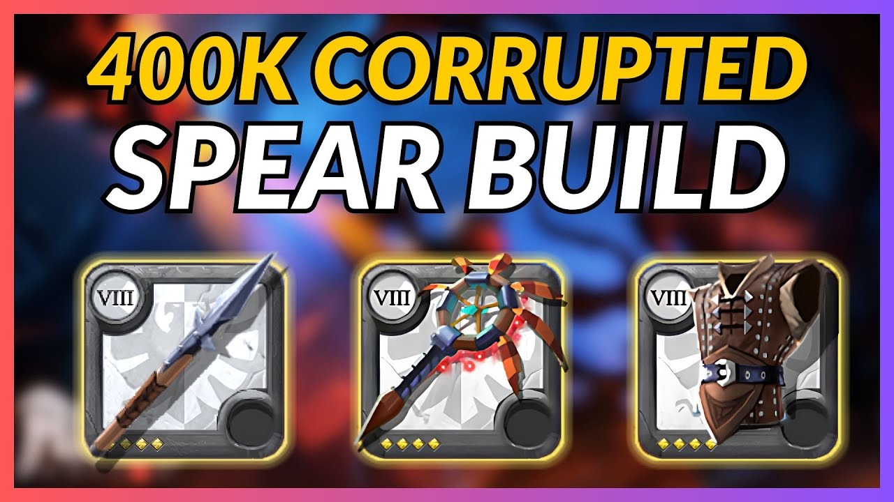 Albion Online Corrupted Dungeon 1H Spear Cheap Build 400k YouTube