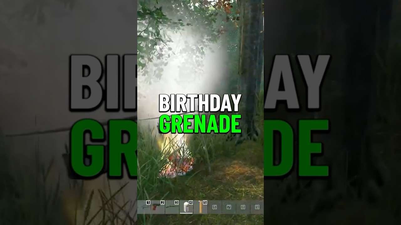 Birthday Grenade 💥🎂 #shorts #coconutb #dayz