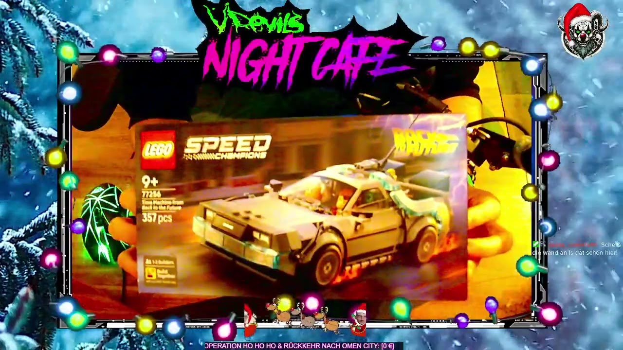 VDEVILS NIGHT CAFÉ // GREAT SCOTT!!!Wir bauen eine Zeitmaschine die 77256 von LEGO und natürlich l