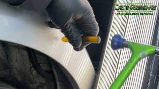 Watch me FIX 2 Small Dents with HOT Glue | Paintless Dent Removal | PDR