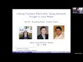 Hyunseung Kang: Inferring Treatment Effects After Testing Instrument Strength in Linear Models