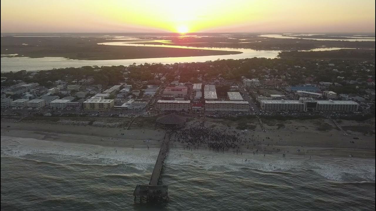 Tybee Island 42223 Orange Crush Sunset YouTube