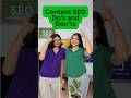 Content SEO Do's and Don'ts