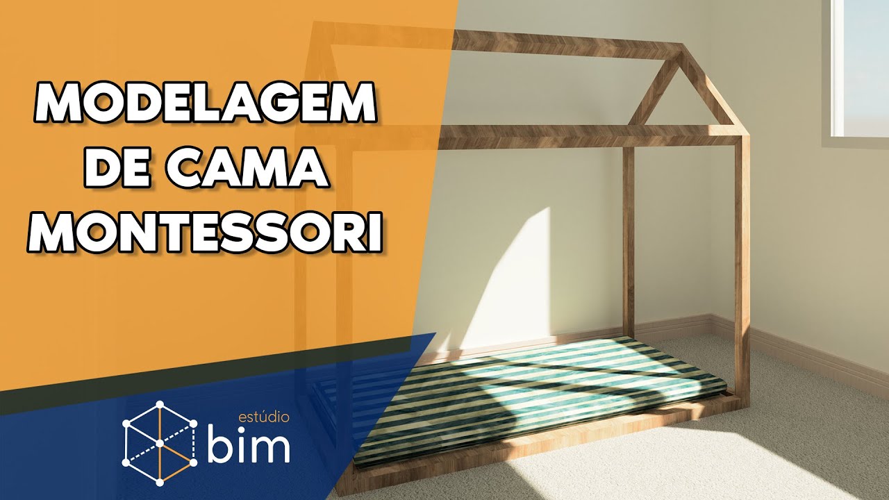 Capa do vídeo: Aprenda a fazer uma Cama Montessori no REVIT! Tutorial #08