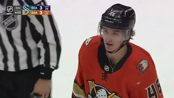 Vince Dunn And Trevor Zegras Exchange Slashes