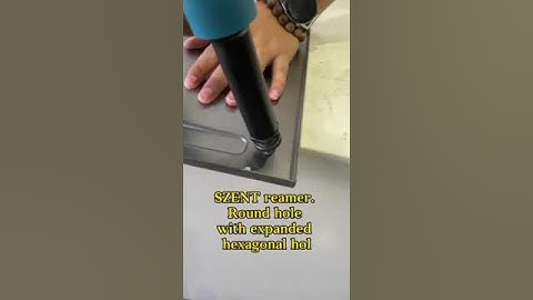 SZENT-N908 Pneumatic hexagonal reamer, round holes into hexagonal holes, using hexagonal rivet nuts