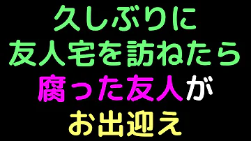 久しぶりに友人宅を訪ねたら、腐った友人がお出迎え【2ch】