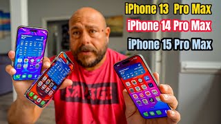 iPhone 13 vs 14 vs 15 Pro Max  No Botes DINERO por gusto!!!!