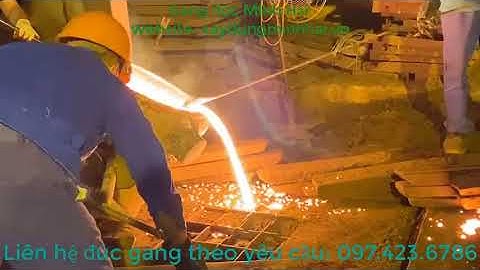 CÔNG NGHỆ NẤU GANG- ĐÚC KHUÔN CÁT THỦ CÔNG. CTY MINH HẢI 2023. #shorts