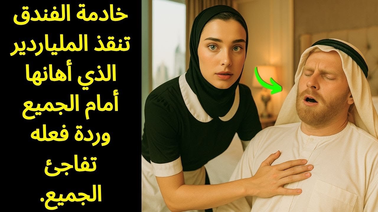 خادمة الفندق تنقذ الملياردير الذي أهانها أمام الجميع  وردة فعله تفاجئ الجميع