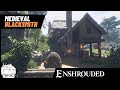 Enshrouded base build medieval blacksmith crafting station  more