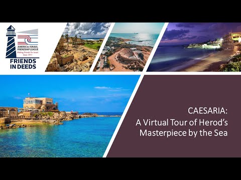 קיסריה סיור וירטואלי ביצירת המופת של הורדוס ליד הים 